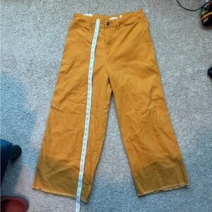A loves A High Rise Straight Leg Ankle Length Jeans size 30 color yellow